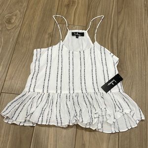 Lulus peplum tank top